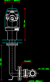 fire hydrant cad drawing